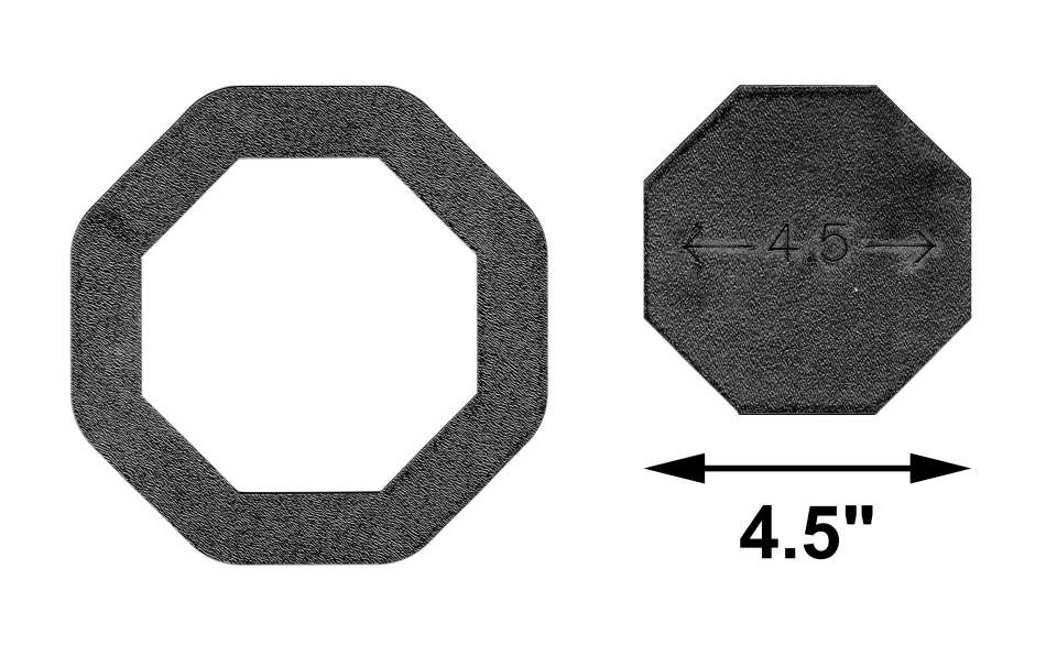 Octagon 4.5" Template and Fussy-Cut Window